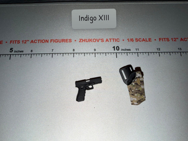 1/6 Scale Modern Era Pistol and Holster Set - Minitimes