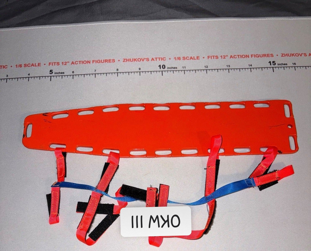 1/6 Scale Modern Era Paramedic Medical Backboard with Straps - Ultimate Soldier