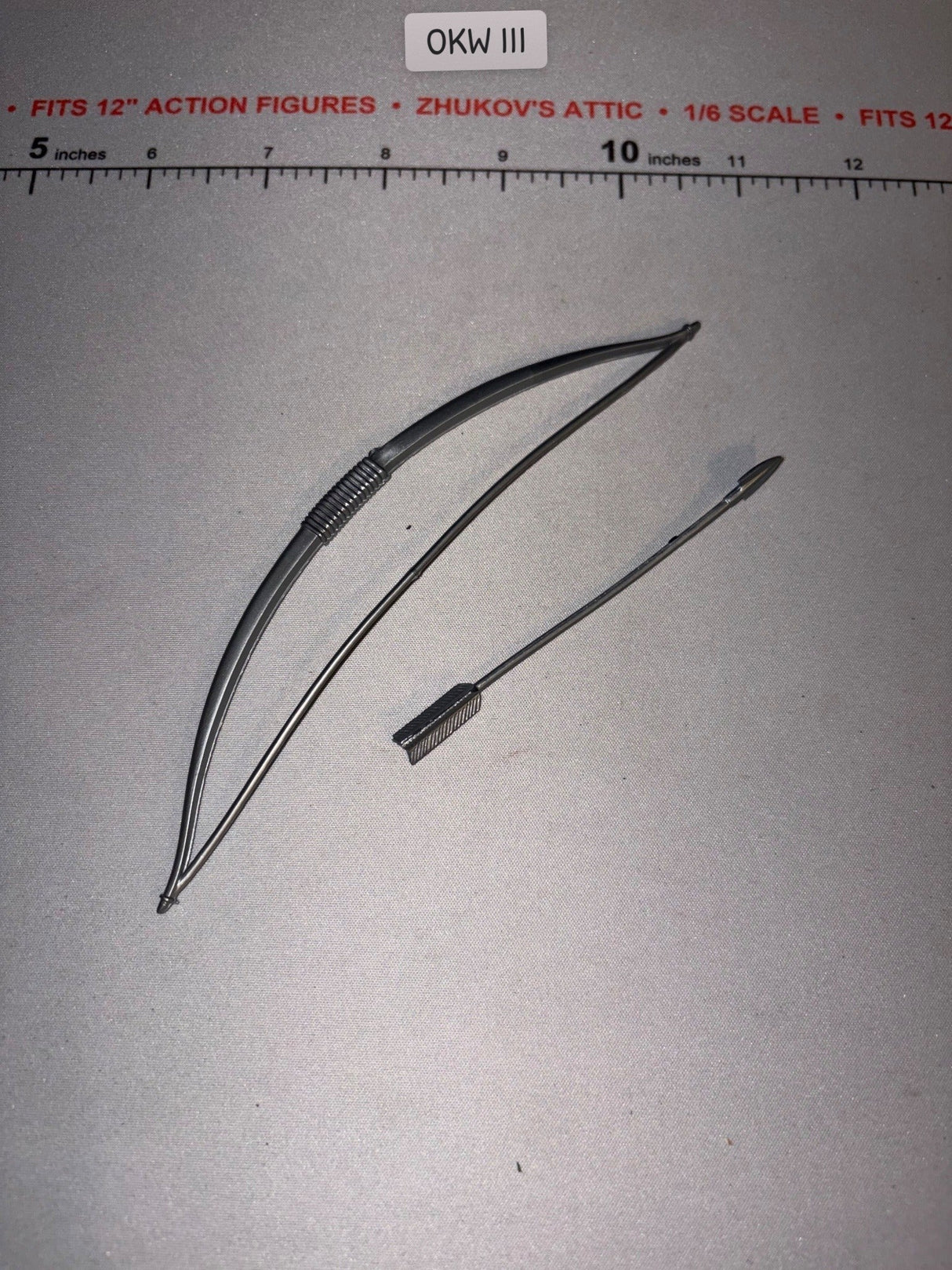 1/6 Scale Medieval Bow and Arrow Set