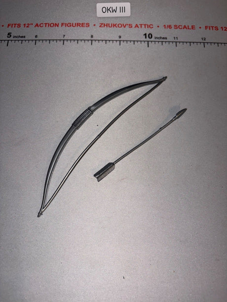 1/6 Scale Medieval Bow and Arrow Set