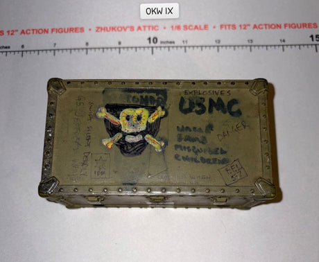 1/6 Scale Vietnam Era USMC Marine Footlocker - SOTW