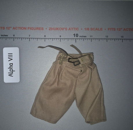 1/6 Scale WWII British Tan Shorts - Ultimate Soldier