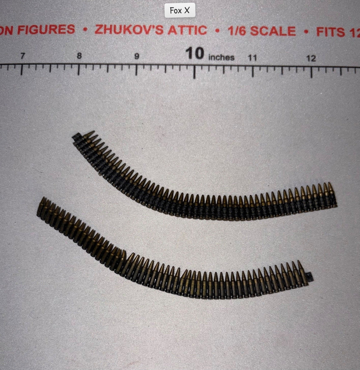1/6 Scale WWII German Machine Gun Ammunition Belt Set