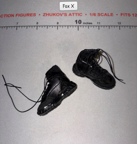 1/6 Scale Modern Era Black High-Top Sneakers