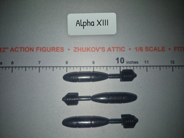 1/6 Scale Modern Mortar Ammunition Round Lot