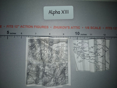 1/6 Scale WWII US Map Lot