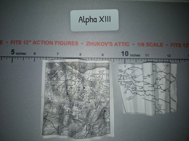 1/6 Scale WWII US Map Lot