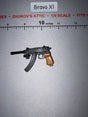 1/6 Scale Modern Era Czech Skorpion Submachine Gun with Extended Magazine