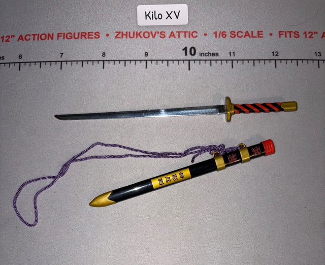 1/6 Scale Chinese Japanese Sword with Scabbard - BBI