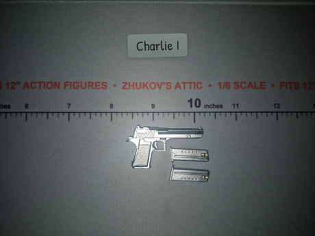 1/6 Scale Modern Desert Eagle Pistol with Magazines