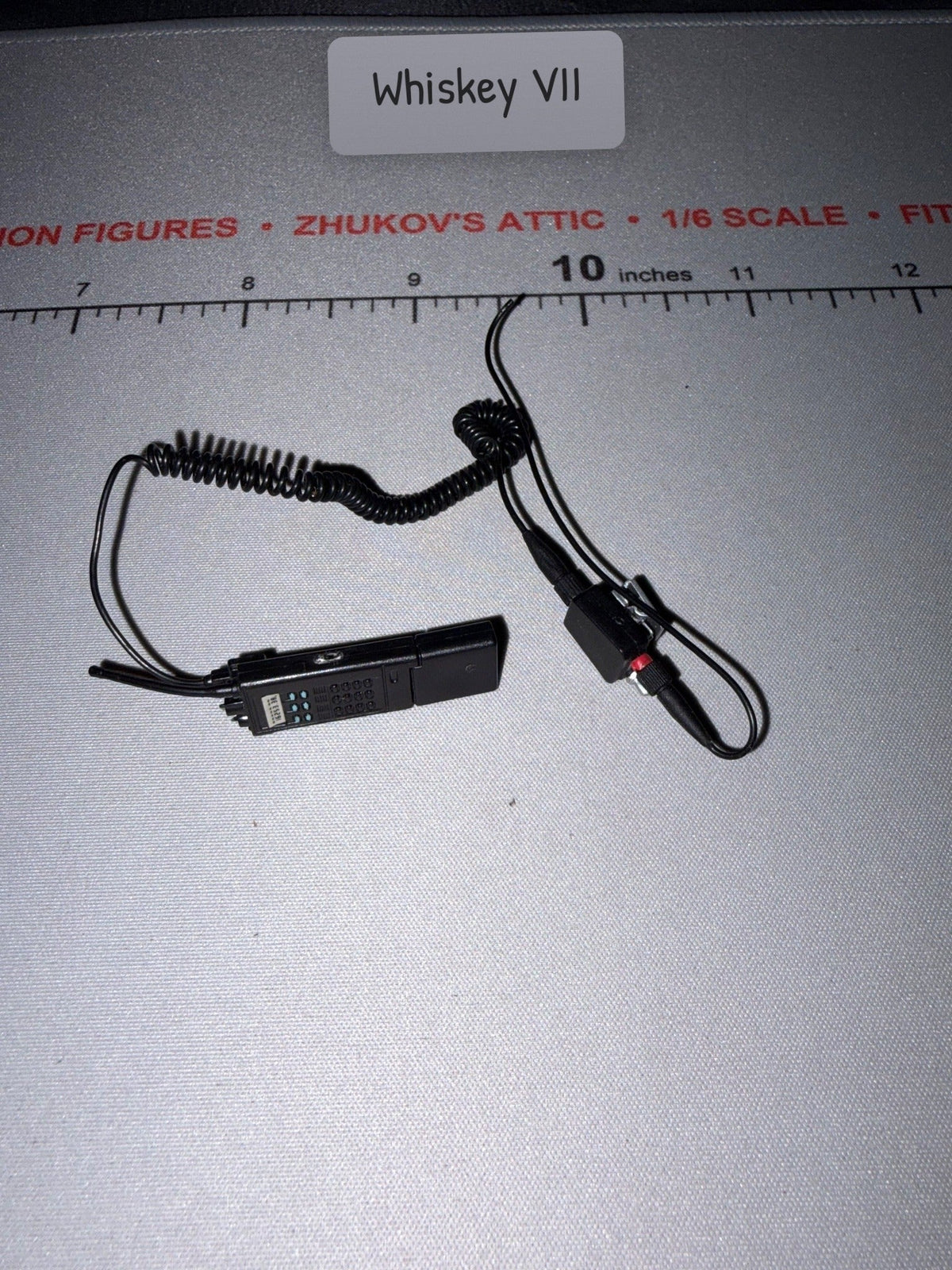 1/6 Scale Modern Era Radio with PTT Switch and Headset Cable - Police