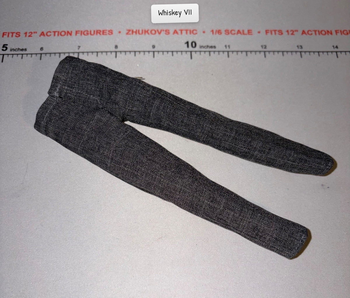 1/6 Scale Modern Era Dark Grey Dress Trousers
