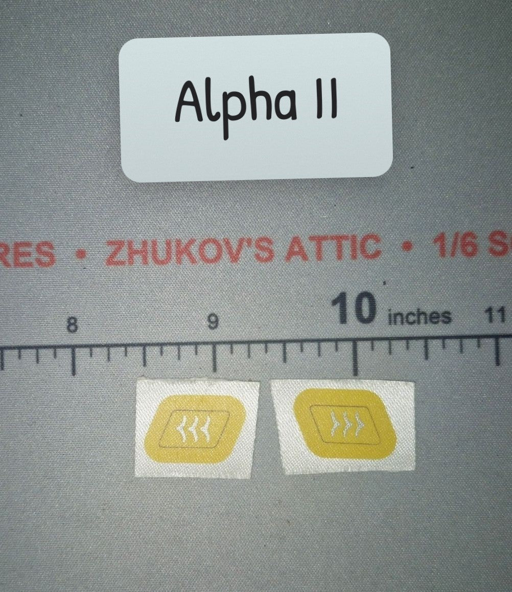 1/6 Scale WWII German Collar Insignia