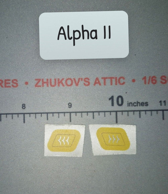 1/6 Scale WWII German Collar Insignia