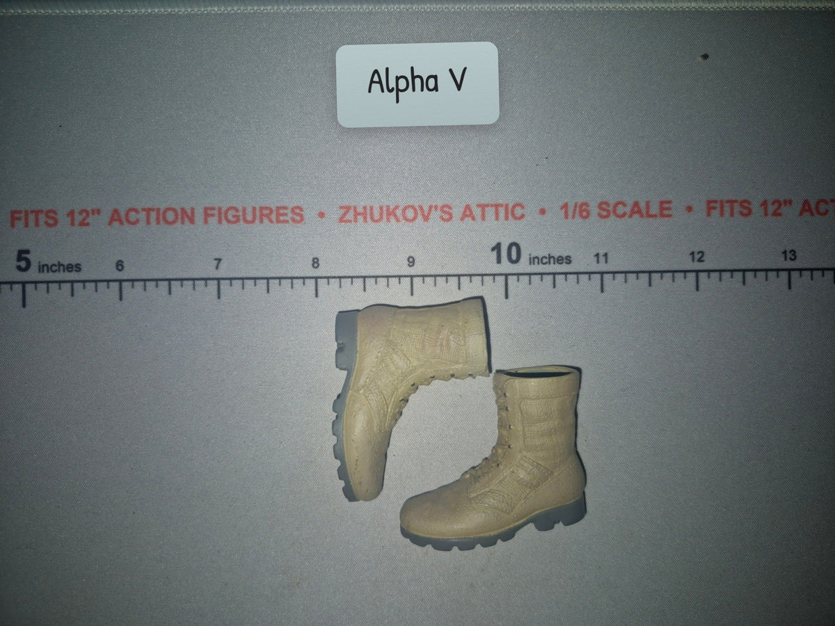 1/6 Scale Modern Era US Desert Combat Boots