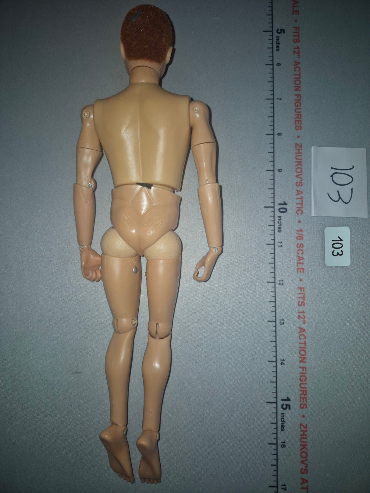 1/6 Scale Nude Vintage Remake Male Action Figure Basic Body - GI Joe