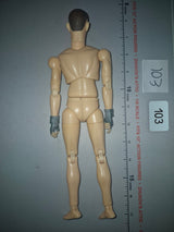 1/6 Scale Nude Male Action Figure Basic Body with Tactical Gloves - BBI