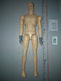 1/6 Scale Nude Male Action Figure Basic Body with Tactical Gloves - BBI
