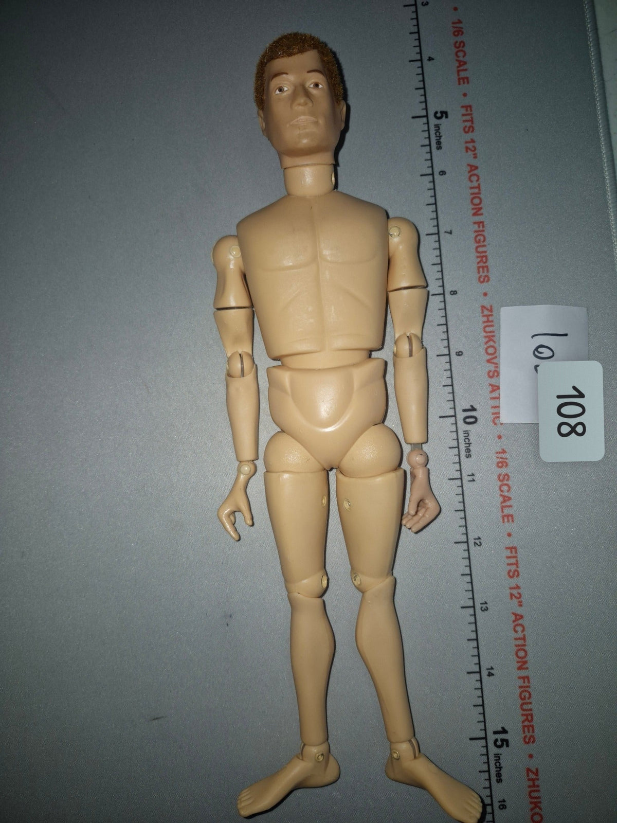 1/6 Scale Nude Vintage Remake
Male Action Figure Basic Body - GI Joe