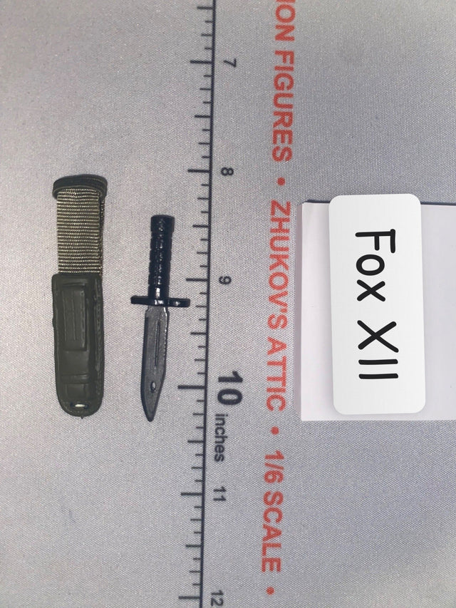 1/6 Scale Modern Era US Combat Knife with Sheath - Ultimate Soldier