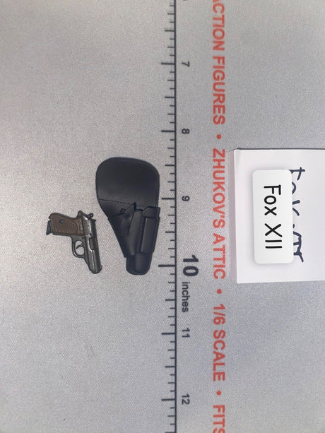 1/6 Scale WWII German Pistol and Holster Set - Dragon