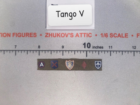 1/6 Scale WWII US Army Shoulder Patch Strip