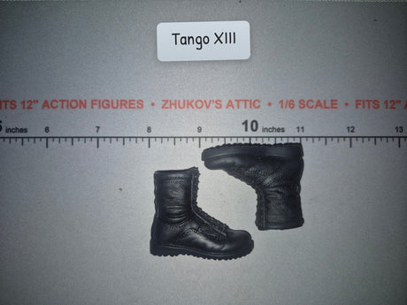 1/6 Scale Modern Era Black Combat Boots - BBI