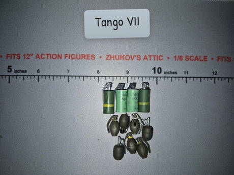 1/6 Scale Vietnam US Grenade Lot