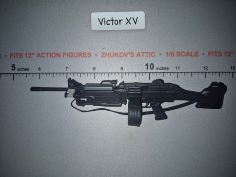 1/6 Scale Ultimate Soldier Modern Era SAW Light Machine Gun with Drum Magazine