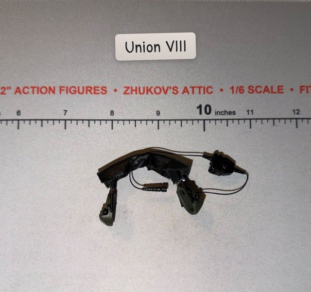 1/6 Scale Modern Era Tactical Headset with Boom Microphone