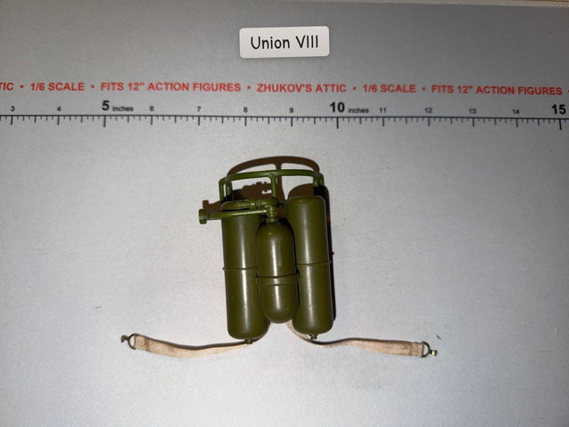 1/6 Scale WWII US Flamethrower Backpack Tank Set - GI Joe