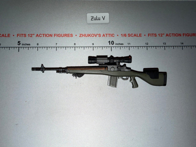 1/6 Scale Modern Era US M14 Battle Rifle with Scope