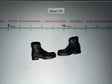 1/6 Scale WWII US Navy Black Boondocker Boots