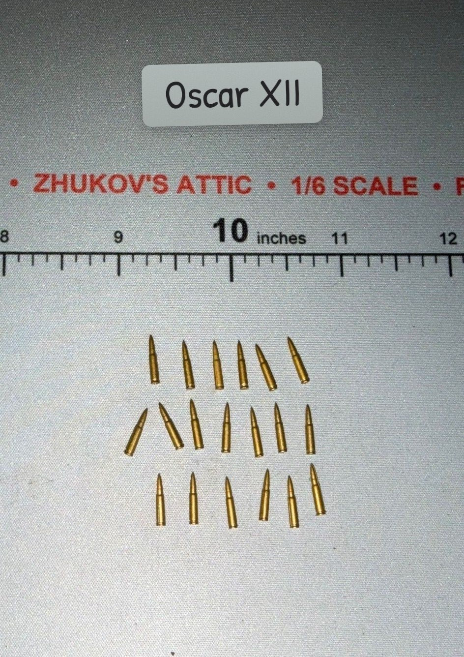 1/6 Scale WWII German Ammunition Rounds