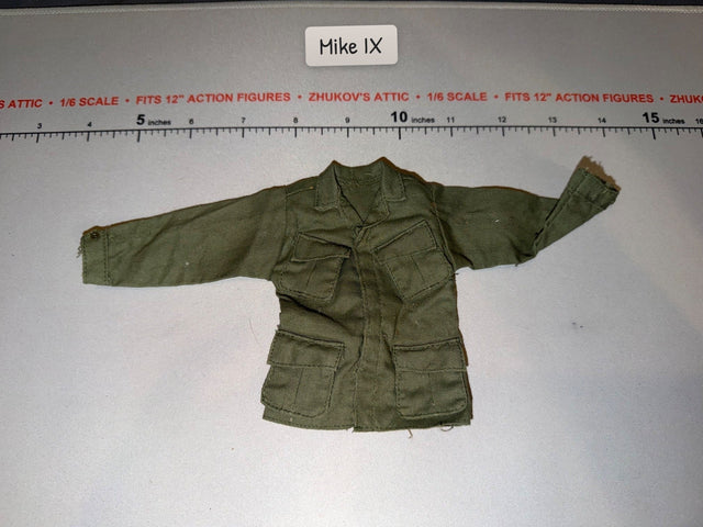1/6 Scale Vietnam Era US Army OD Green Jungle Blouse