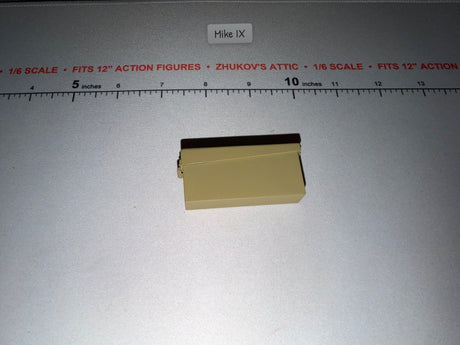 1/6 Scale WWII German Tan Machine Gun Ammunition Can