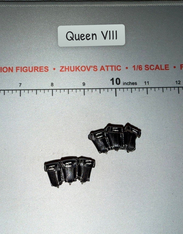 1/6 Scale WWII German Leather Kar-98 Ammunition Pouches