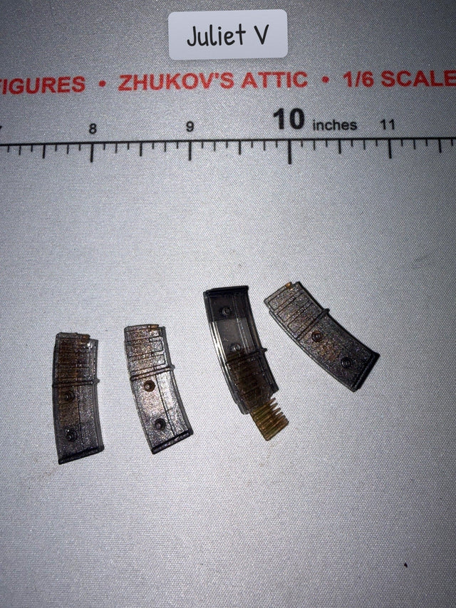 1/6 Scale Modern Rifle Magazine Lot