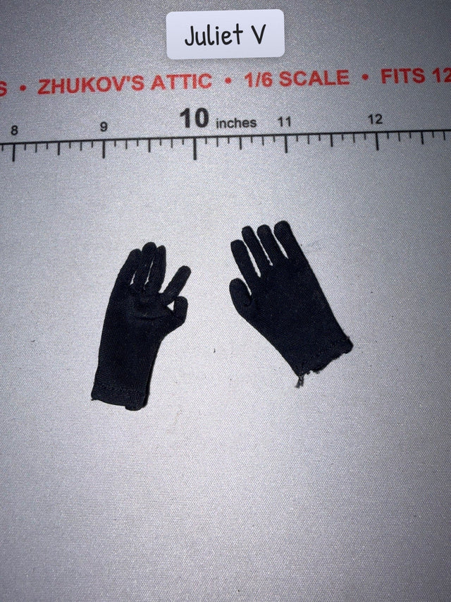 1/6 Scale Modern Era Black Gloves Set