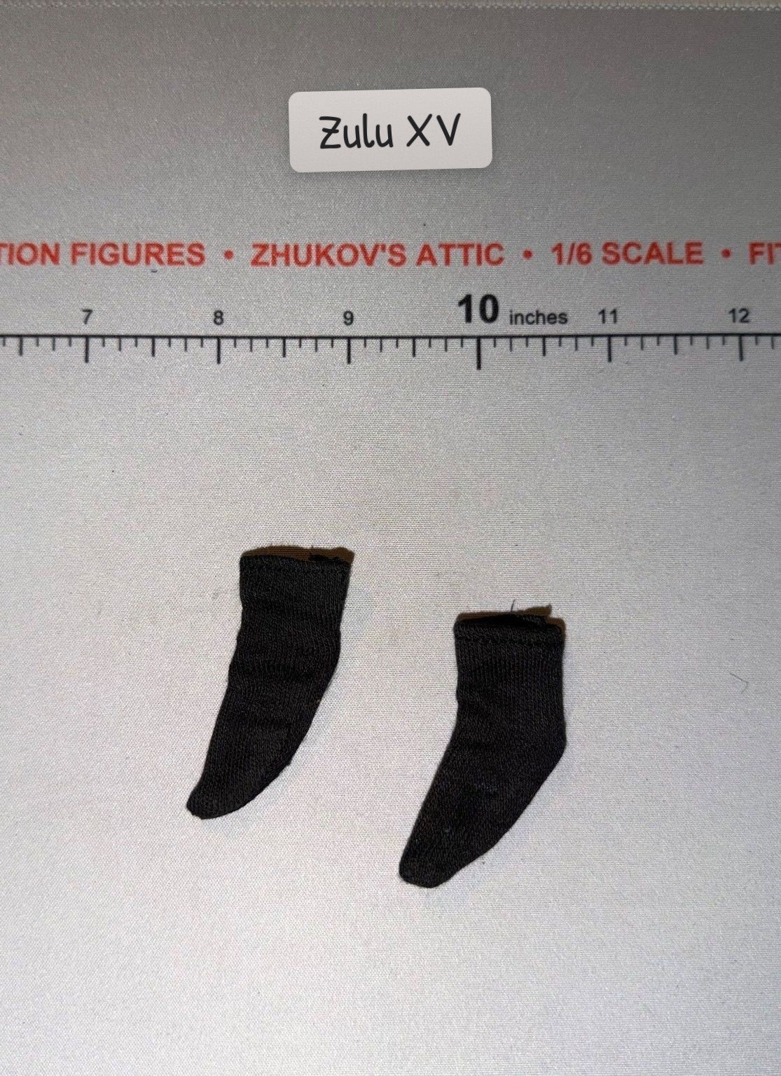1/6 Scale Modern Era Black Socks Set