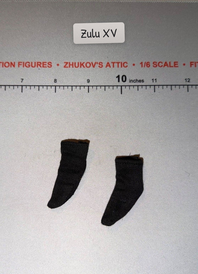 1/6 Scale Modern Era Black Socks Set