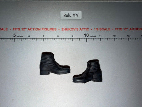 1/6 Scale WWII German Black Boots - Dragon ZMCZW