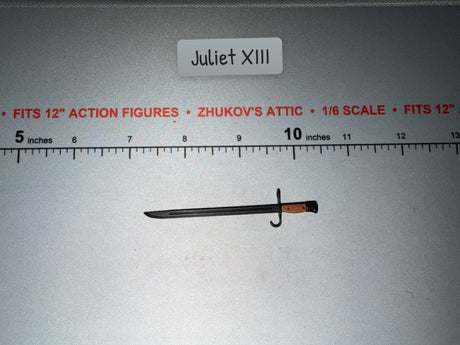 1/6 Scale WWII Japanese Era Rifle Bayonet