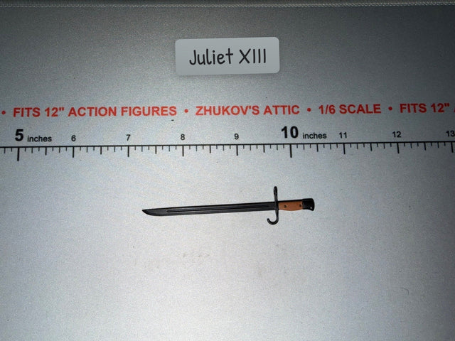 1/6 Scale WWII Japanese Era Rifle Bayonet