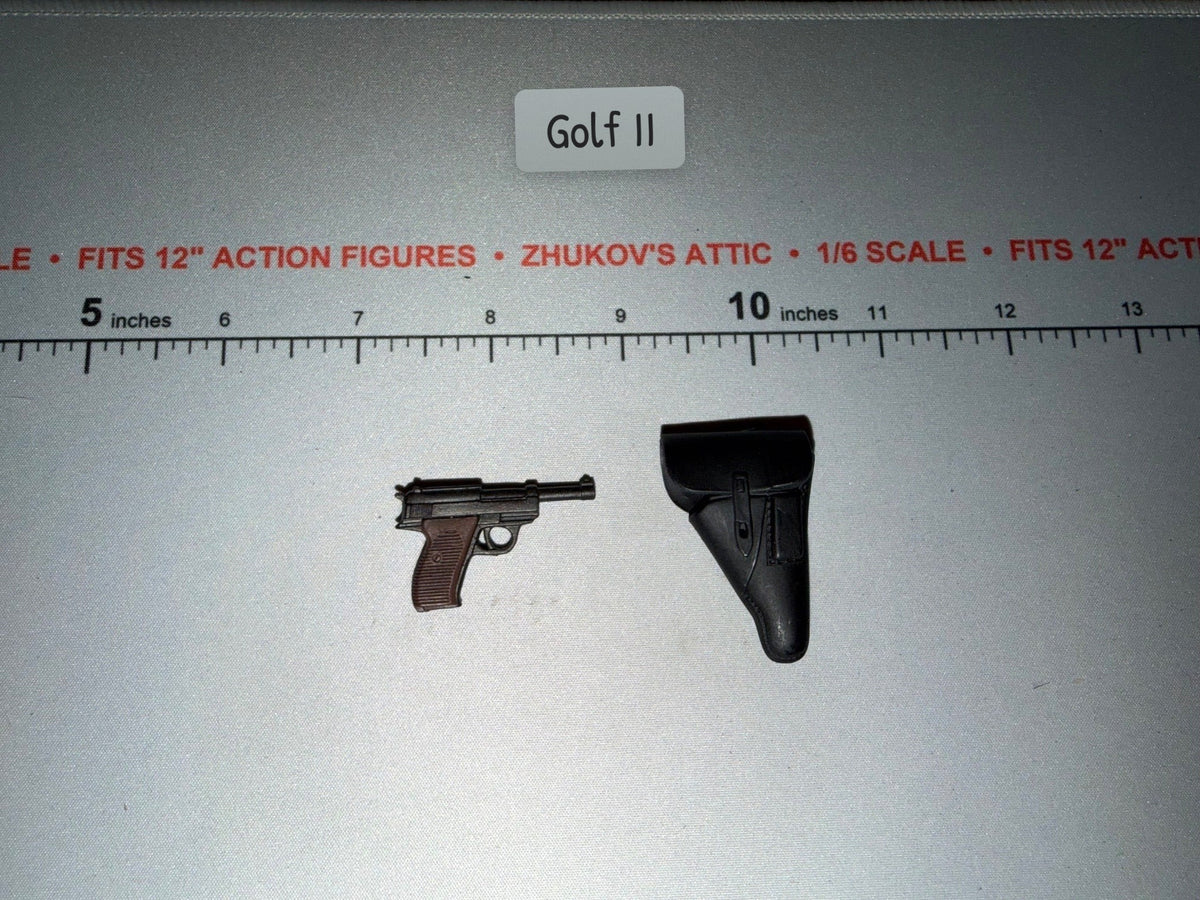 1/6 Scale WWII German Pistol and Holster Set - Ultimate Soldier