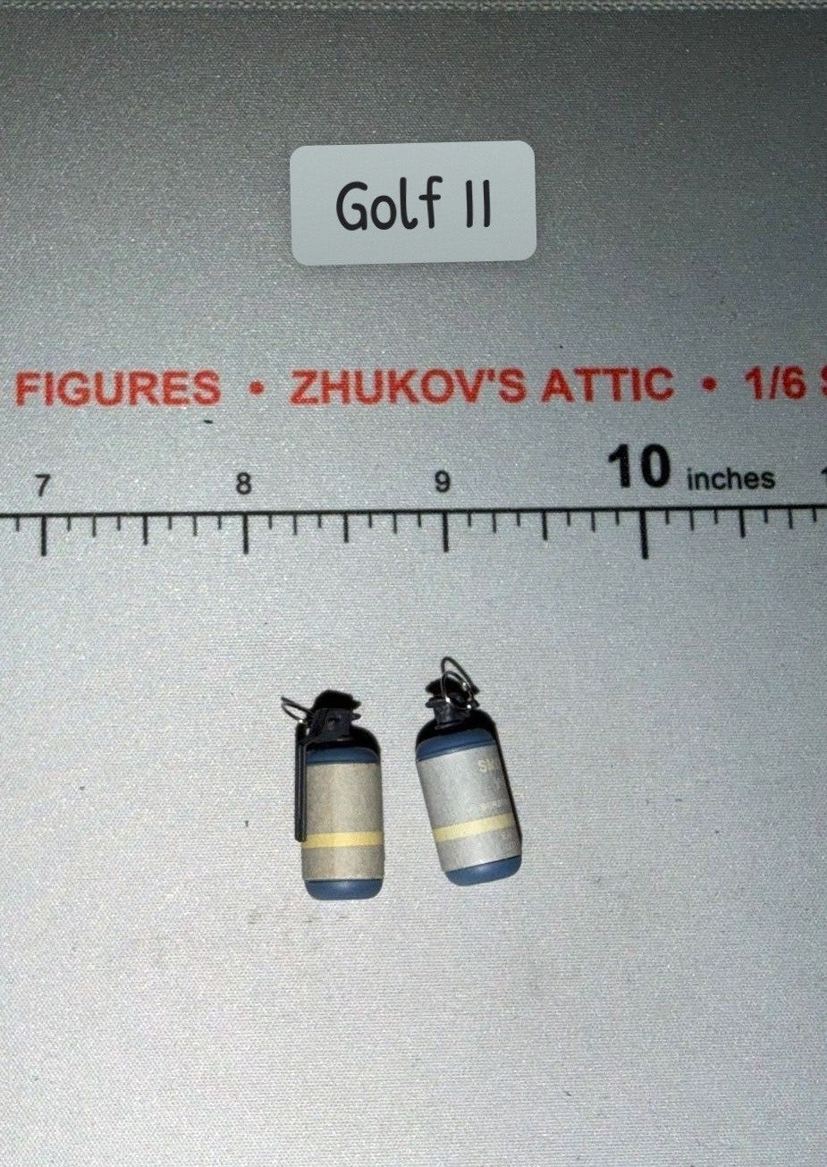 1/6 Scale WWII US Hand Grenade Lot