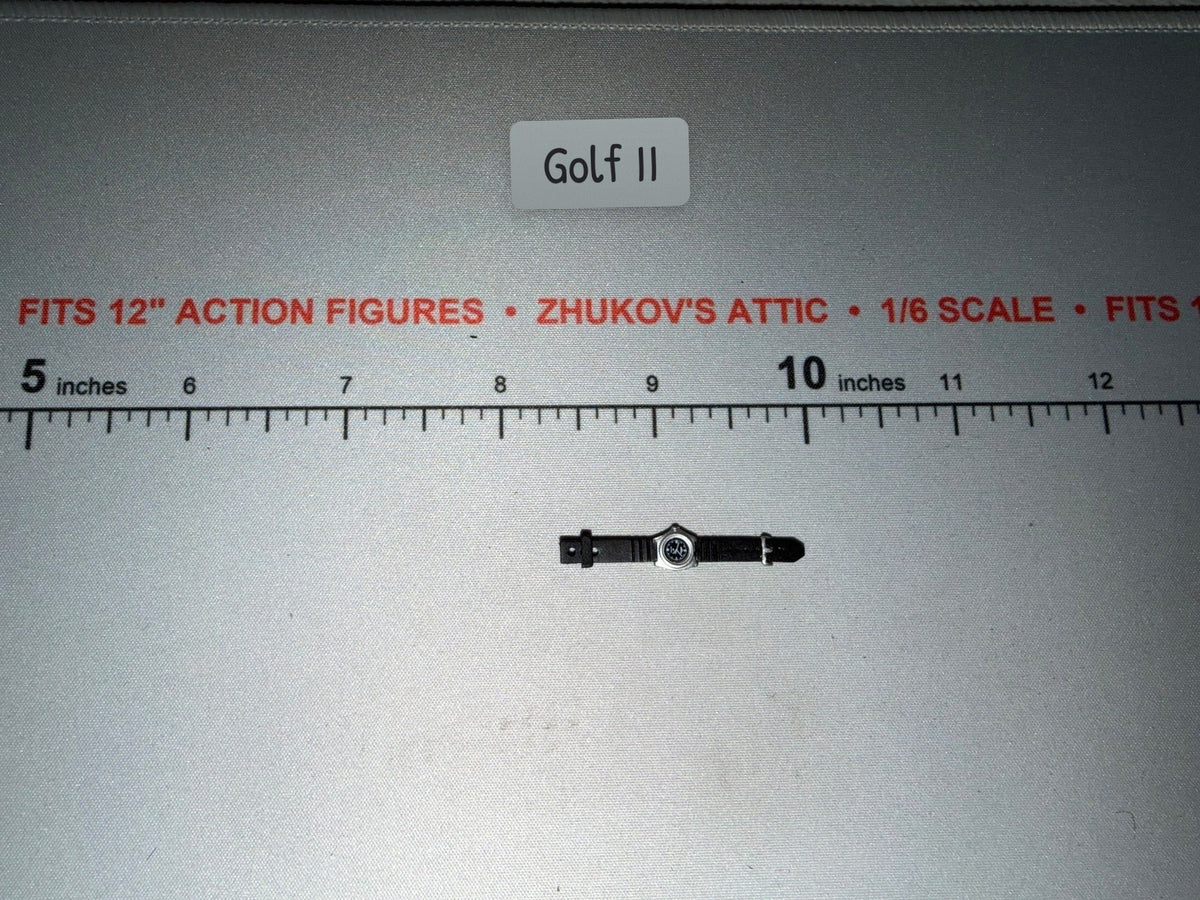 1/6 Scale Modern Era Wristwatch with Black Strap - Dragon
