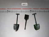 1/6 Scale WWII Entrenching Tool Lot