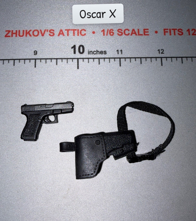 1/6 Scale Modern Era Pistol and Holster - Dragon