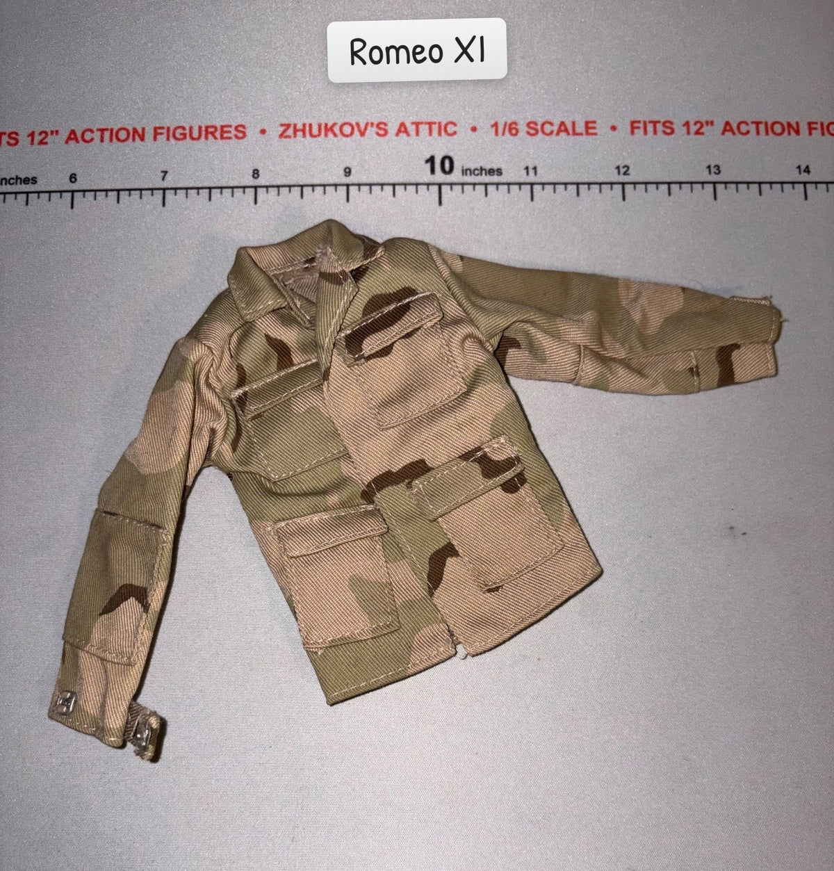 1/6 Scale Modern Era US Desert Camouflage BDU Jacket